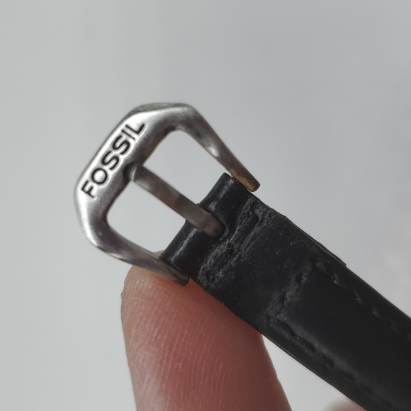 Vintage Fossil ES8646 Watch Black Leather Band - Picture 3 of 12